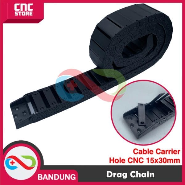 DRAG CHAIN / CABLE CARRIER HOLE CNC 15 X 30 MM / 15X30