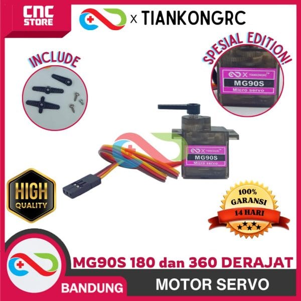 MOTOR SERVO MG90S 180 DERAJAT CNC X TIANGKONGRC