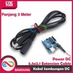 3M KABEL SAMBUNGAN POWER DC 5.5x2.1 EXTANSION CABLE PERPANJANGAN LED