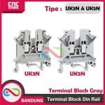 TERMINAL BLOCK DIN RAIL UK5N UK3N TERMINAL BLOCK GRAY -UK5N - Image 4