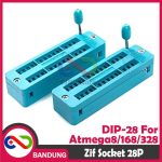 ZIF SOCKET DIP-28 DIP 28P 28 PIN IC UNIVERSAL FOR ATMEGA - Image 5