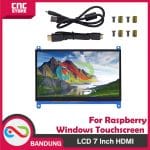 LCD 7 INCH HDMI FOR RASPBERRY PI AND WINDOWS CAPACITIVE TOUCHSCREEN IPS