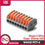 WAGO 8 WIRE TERMINAL BLOCK LEVER CAGE CLAMP PCT-8 - Image 4