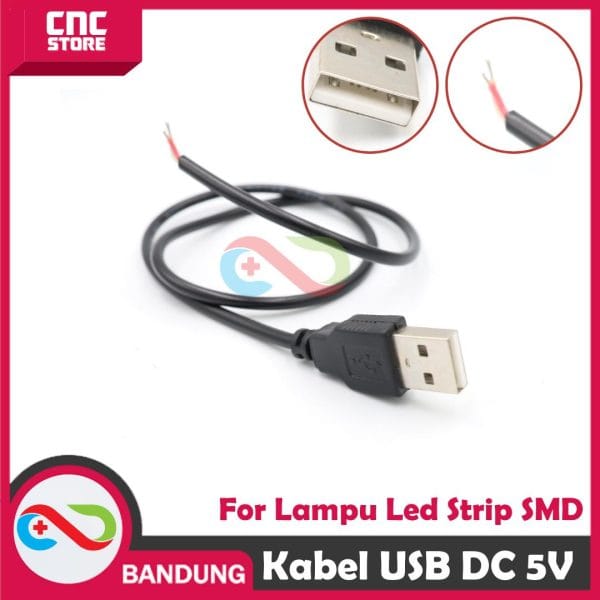 KABEL USB DC 5V LAMPU LED STRIP SMD 3528  IP33