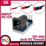 MODULE SOCKET DC FEMALE 5.5MM X 2.1MM MODULE JACK DC POWER EKSTERNAL