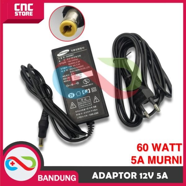 POWER SUPPLY ADAPTOR 12V 5A SAMSUNG LG ORIGINAL KOREA