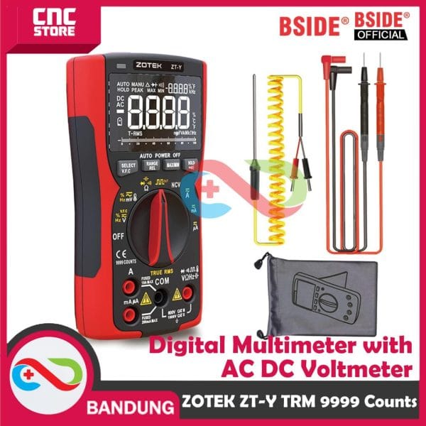 ZOTEK ZT-Y MULTIMETER AVOMETER MULTITESTER DIGITAL ZOTEK ZT-Y AC DC