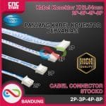 Kabel Konektor XH2.54mm 2P-3P-4P-8P Blue and White Cable Connector Terminal Female Socket Con Stocko Double Head Kabel Biru Putih -8P 400MM, 8, 40cm
