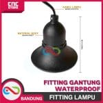 FITTING GANTUNG/ FITTING KARET ANTI AIR/ FITTING CAFE/ FITTING TEMBAGA - Image 3