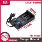 Fast Charger Charging Lithium Baterai 18650 26650 Up to 3A  USB