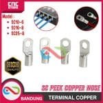 SC peek copper nose terminal copper wire ear copper SC10-6