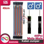 40PCS JUMPER CABLE KABEL 40CM MALE TO MALE DUPONT 40PCS - Image 3