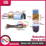 MOTOR DC JGA12 N20 DC 3-6V HIGH TORQUE MICRO DC GEARBOX JGA12-N20 -71 RPM - Image 3