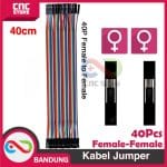 40PCS JUMPER CABLE KABEL 40CM MALE TO MALE DUPONT 40PCS - Image 5