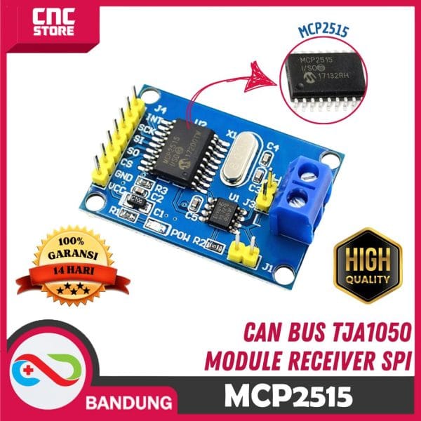 MODUL MCP2515 CAN BUS TJA1050 MODULE RECEIVER SPI FOR ARDUINO