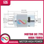 Motor DC 775 High Power 12V/24V – Motor High Torsi 6000-1200RPM - Image 2