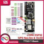 LILYGO TTGO T-Beam LORA ESP32 433MHz 915MHz GPS Neo-6m OLED-433MHz - Image 2
