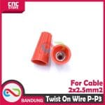 TWIST ON WIRE CONNECTOR SAMBUNGAN KABEL PUTAR SCREW LASDOP TERMINAL P - P3 - Image 3