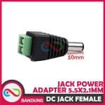 DC JACK FEMALE POWER ADAPTER 5.5X2.1MM BAUT SOCKET SOKET BETINA 2.1X5.5MM - Image 2