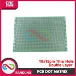 PCB DOT MATRIX THRU HOLE DOUBLE LAYER 18X12CM 18*12CM - Image 4