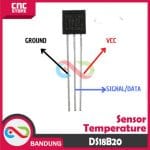 DS18B20 TO-92 ONE WIRE TEMPERATURE SENSOR FOR ARDUINO UNO MEGA IC - Image 3