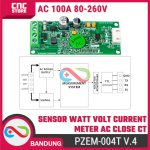 PZEM-004T V.4 Sensor Watt Volt Current Meter AC 100A 80-260V CLOSE CT - Image 2