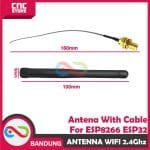 ANTENNA WIFI 2.4G 2.4GHZ WITH SMA CABLE FOR ESP8266 ESP32 - Image 2