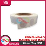RFID EL-MF1-LC1  13.56MHz 1K Label Sticker Tag NFC Stiker 13.56 MHz 25mm BULAT ROUND - Image 4