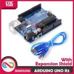 ARDUINO UNO R3 ATMEGA328P ATMEGA 16U2 PLUS EXPANSION SHIELD - Image 2