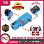 MOTOR DC GEARBOX METAL GEAR TT MOTOR SINGLE SHAFT ALL METAL
