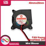 MINI BLOWER FAN KEONG BRUSHLESS 24V COOLING TURBO 4020 40MMx20MM - Image 2