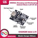 MODUL Charging and Discharging baterai litium 4.2V 5V 2A CHARGER 18650 3.7V - Image 4