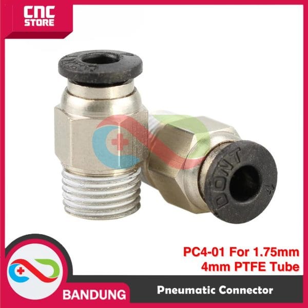 QUICK COUPLER PNEUMATIC CONNECTOR PC4-01 FOR 1.75MM 4MM PTFE TUBE