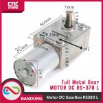 GearBox Motor DC Gear Box High Torque JGY370 370 RS-370 L Siku Worm Gear Dinamo DC Motor - Image 5