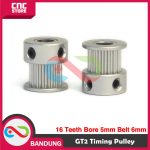 GT2 TIMING PULLEY 16 TEETH BORE 5MM BELT 6MM - Image 2