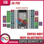 ESP32 ESP-32 DOIT WIFI BLUETOOTH IOT ESP-32S DEVELOPMENT BOARD 38 PIN - Image 3