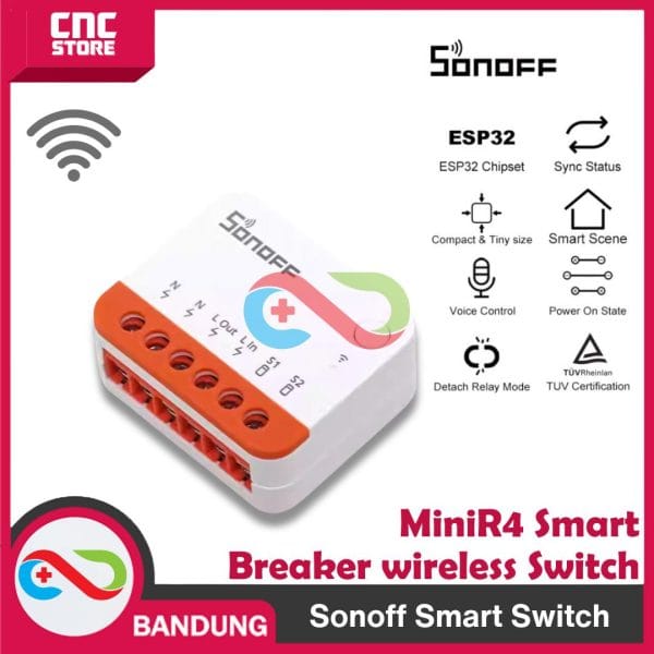 SONOFF SMART SWITCH MINIR4 SMART BREAKER WIRELESS SWITCH SMART HOME