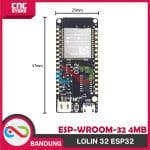 WEMOS LOLIN D32 ESP32 ESP-32 BOARD MODULE WIFI IOT BLE WROOM V1.0 4MB - Image 5