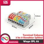 TERMINAL CABANG 3 KE 9 KABEL KONEKTOR SPLITTER 3X9 LT 633 WAGO SPL 93 WAGO - Image 4