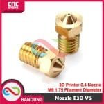 3D PRINTER ACCESSORIES NOZZLE E3D-V5 NOZZLE M6 THREAD 1.75 0.4