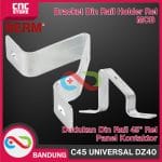 Bracket Din Rail holder Rel MCB Dudukan Din Rail 45 Derajat Rel Panel Kontaktor C45 UNIVERSAL DZ40 - Image 2