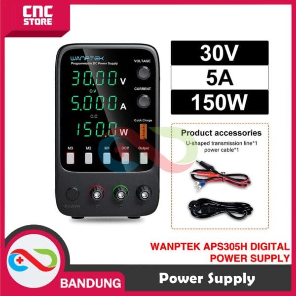 WANPTEK APS305H DIGITAL POWER SUPPLY UPGRADE STORAGE DC 30V 5A 150W CA CC