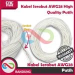 KABEL SERABUT AWG 28 AWG28 HIGH QUALITY PUTIH