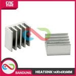 HEATSINK 14X14X5MM ALUMINIUM PAD PENDINGIN A4988 HEAT SINK IC 14X14X5MM 14X14X5MM - Image 2