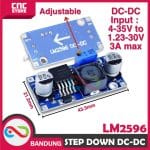 LM2596 DC-DC ADJUSTABLE STEP DOWN POWER SUPPLY 4.5-35V to 1.25-30V MODULE