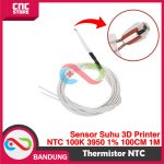 SENSOR SUHU 3D PRINTER THERMISTOR NTC 100K 3950 1% 100K 100CM 1M - Image 4