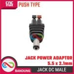 DC JACK MALE POWER ADAPTER 5.5X2.1MM PUSH TYPE - Image 5