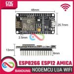 NodeMCU Amica CP2102 ESP8266 ESP12 – WiFi Board dengan 4MB Flash untuk Pengembangan IoT - Image 2