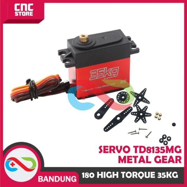 MOTOR SERVO TD8135MG METAL GEAR 180 HIGH TORQUE 35KG TIANKONGRC FOR RC