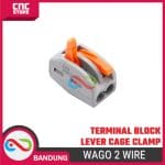 WAGO 2 WIRE TERMINAL BLOCK LEVER CAGE CLAMP - Image 5